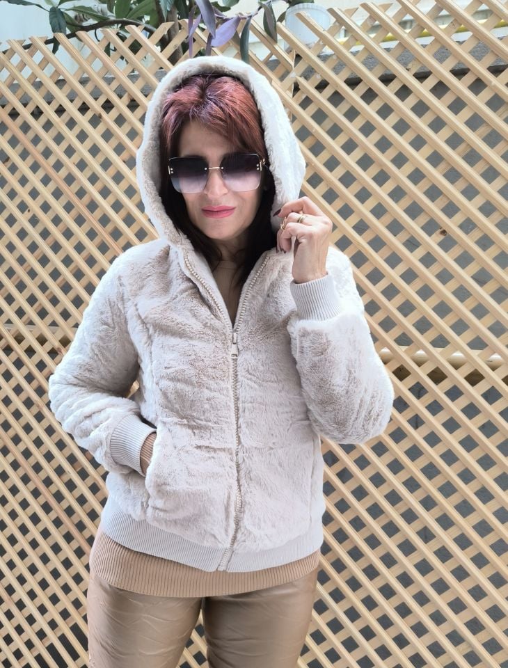 Cosy İtalyan Kürk Bej