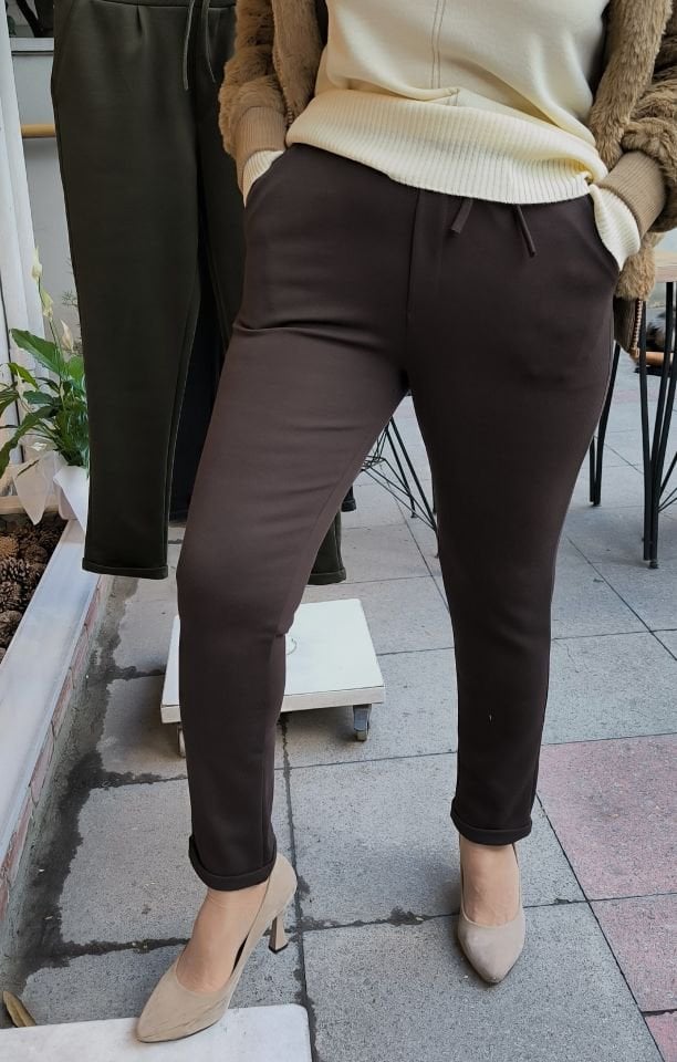 Eşofman Pantolon Acı Kahve