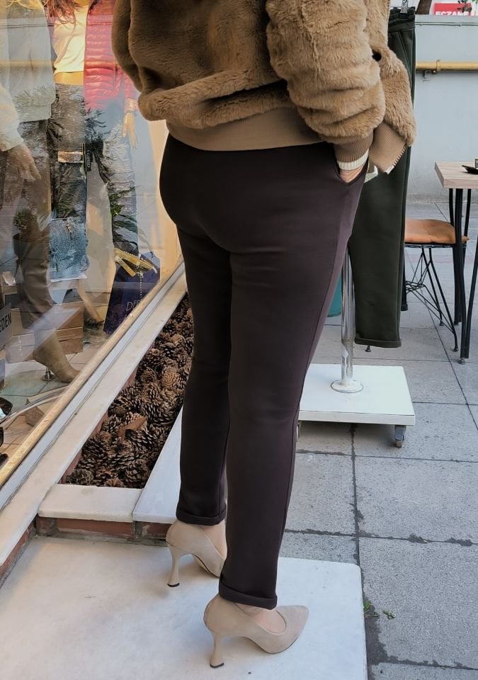 Eşofman Pantolon Acı Kahve