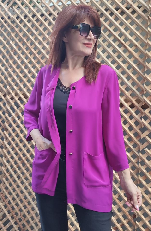 Nelly Ceket Mürdüm