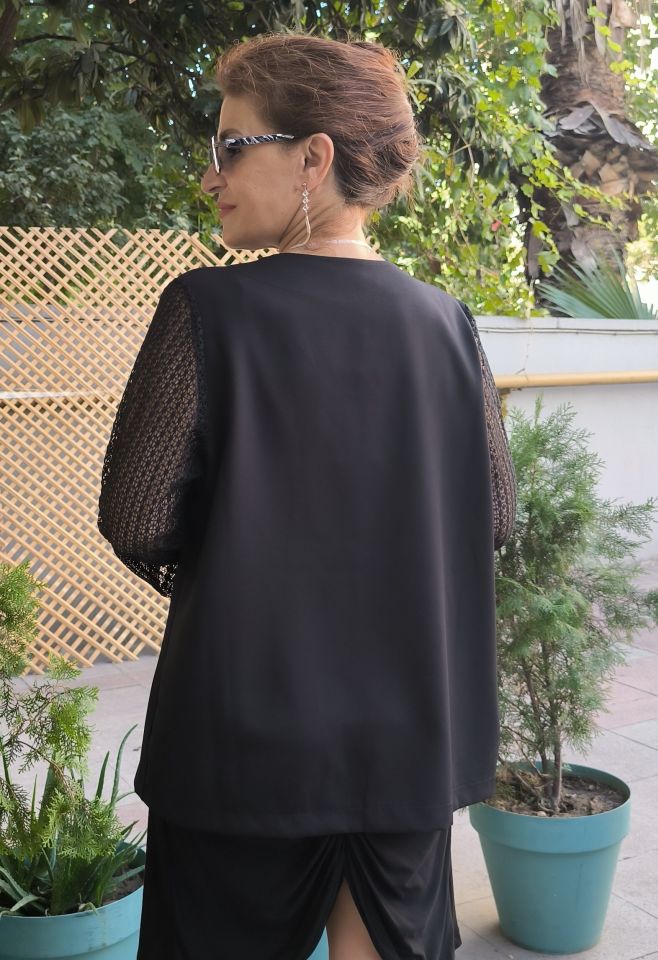 Nelly Kolları Dantelli Hırka