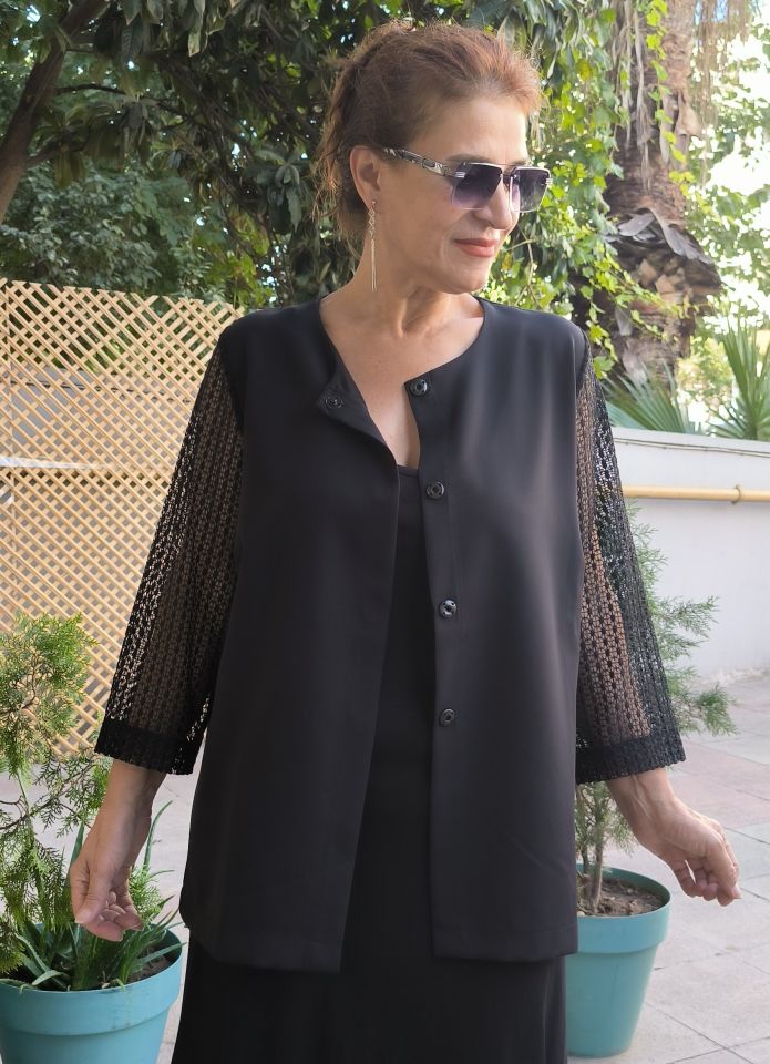 Nelly Kolları Dantelli Hırka