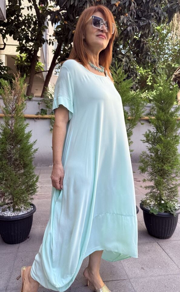 Marlon Elbise Mint Yeşili