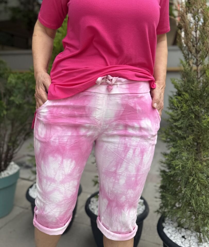 İtalyan Kapri Batik Pembe