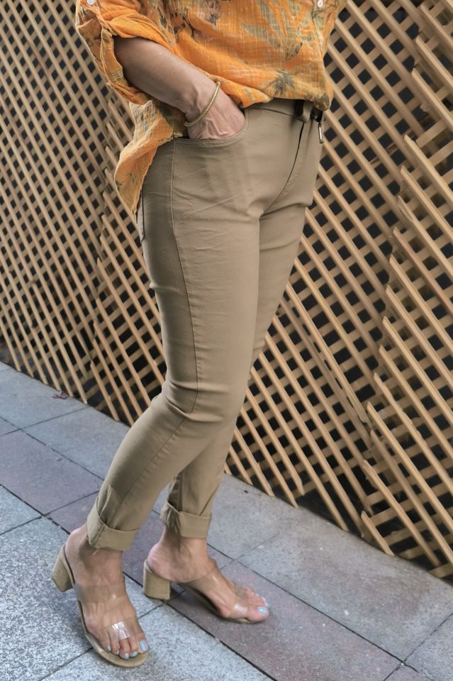 İtalyan Pantolon Camel