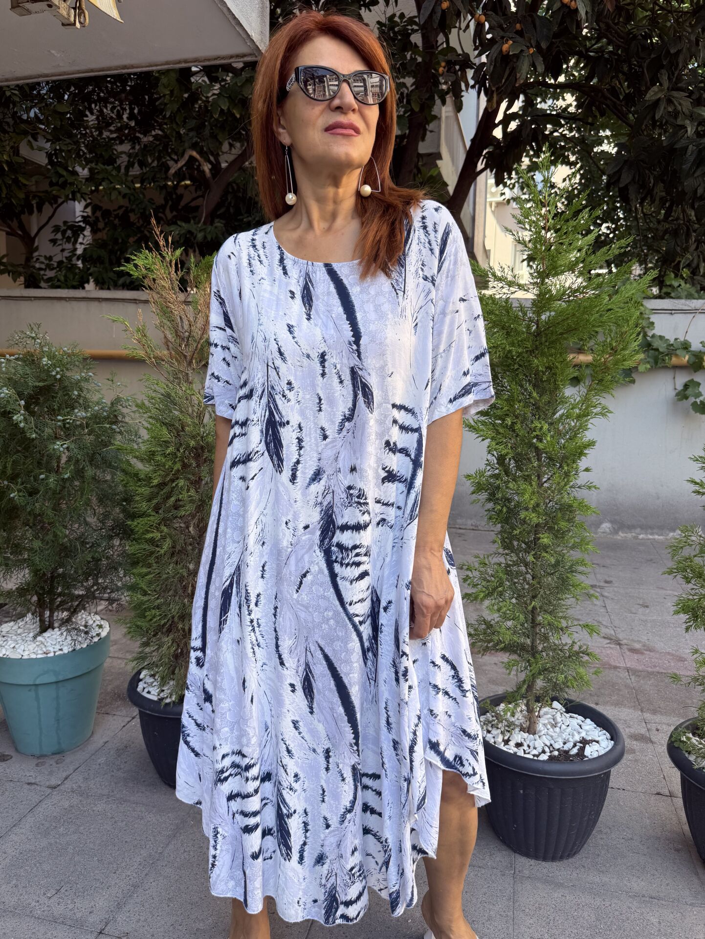 July İtalyan Elbise Beyaz