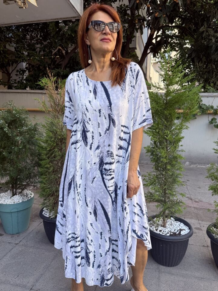 July İtalyan Elbise Beyaz