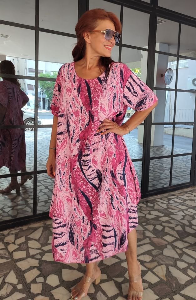 July İtalyan Elbise Pembe