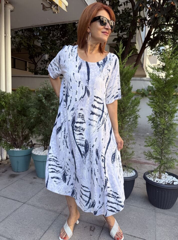 July İtalyan Elbise Bej