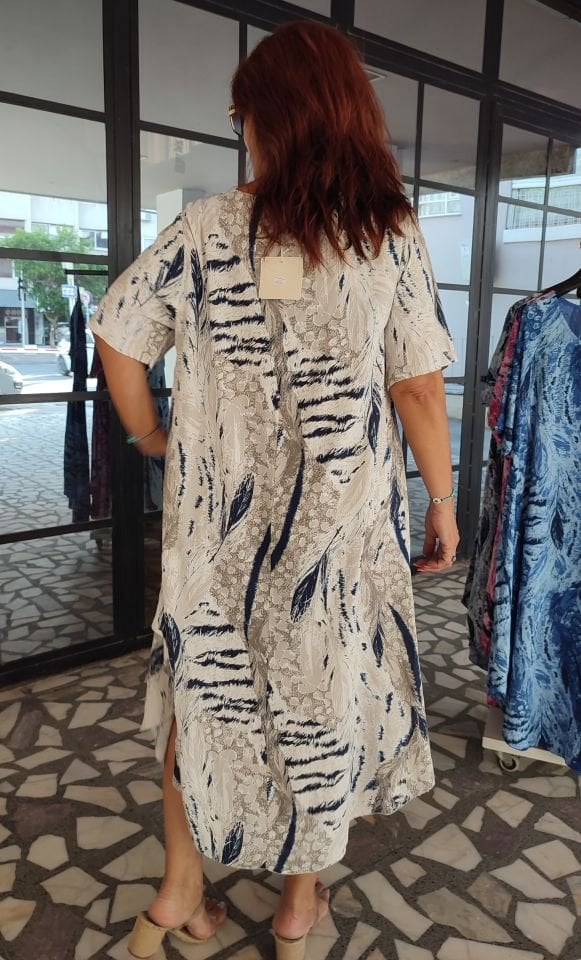 July İtalyan Elbise Bej