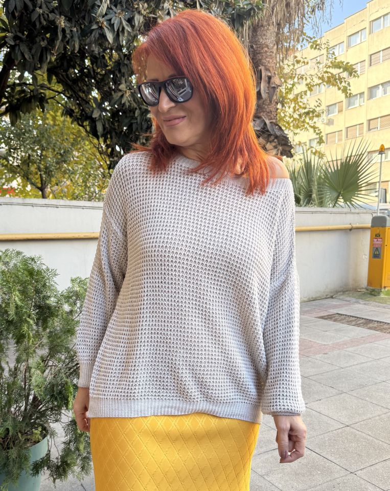 İtalyan Merserize Triko Bej