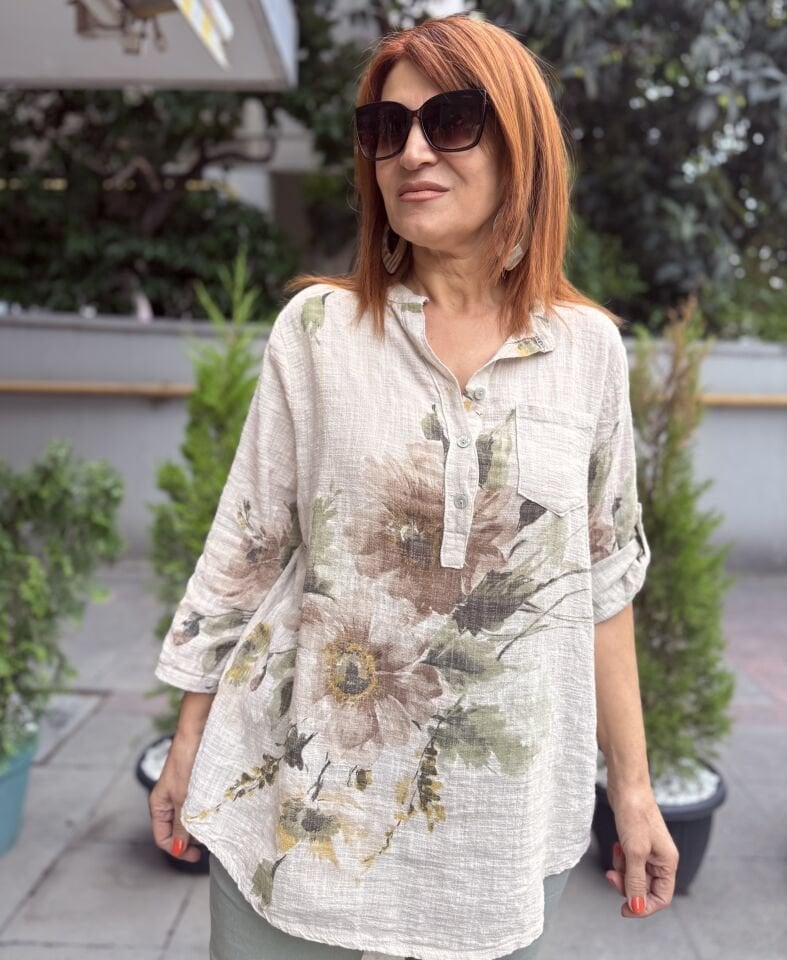 Wendy İtalyan Gömlek Bej
