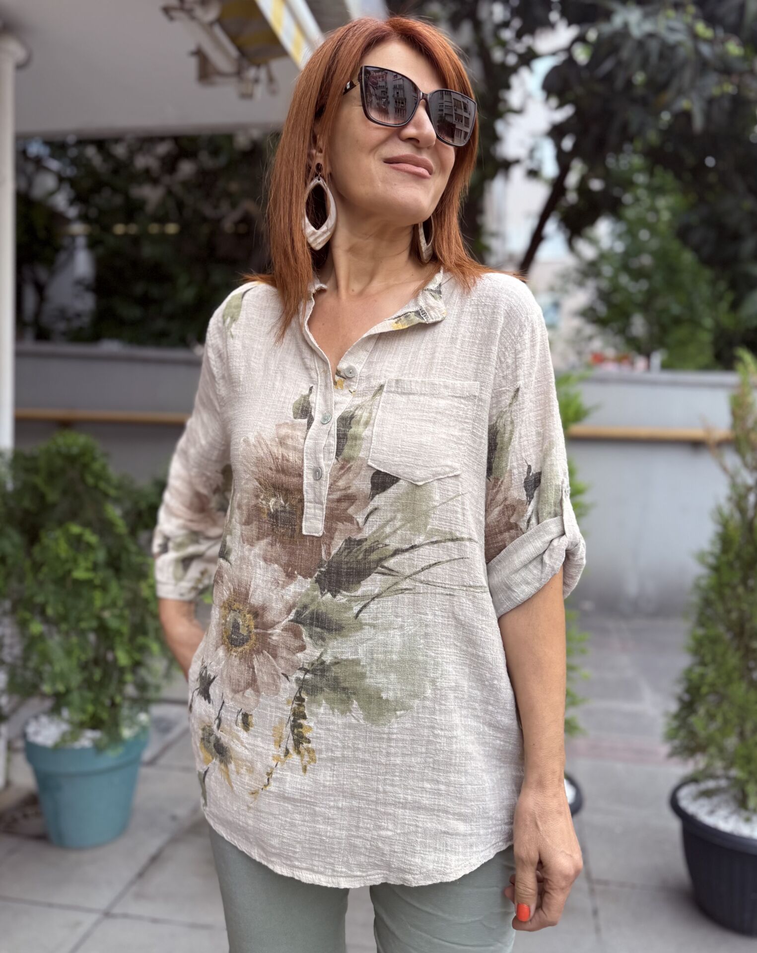 Wendy İtalyan Gömlek Bej