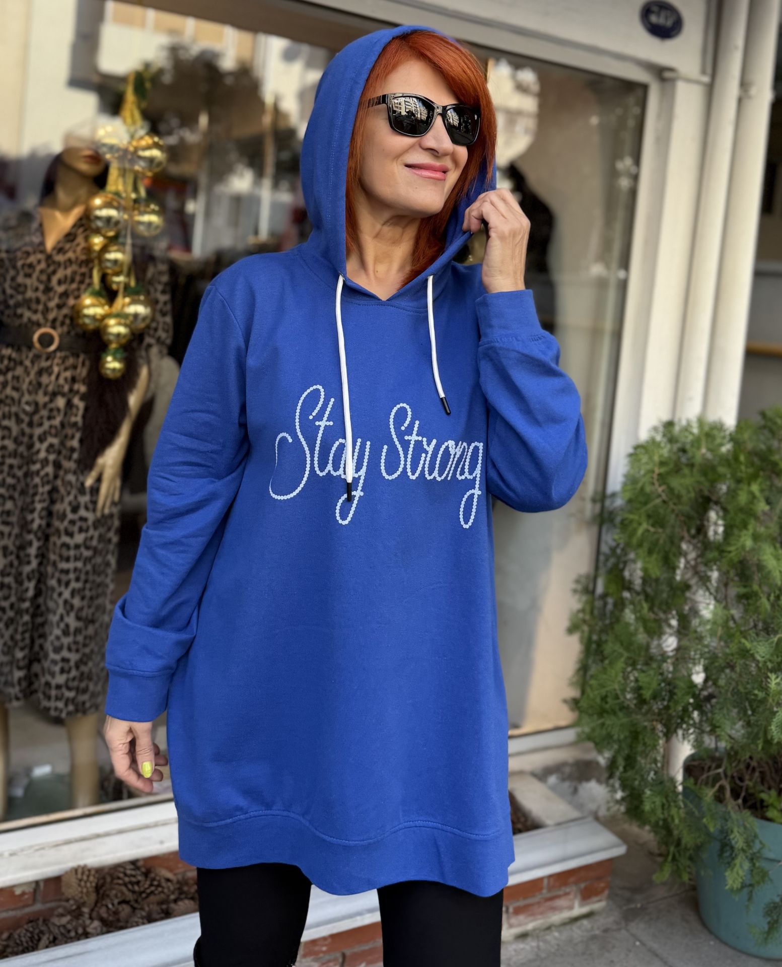 Stay Strong Sweatshirt Saks Mavi