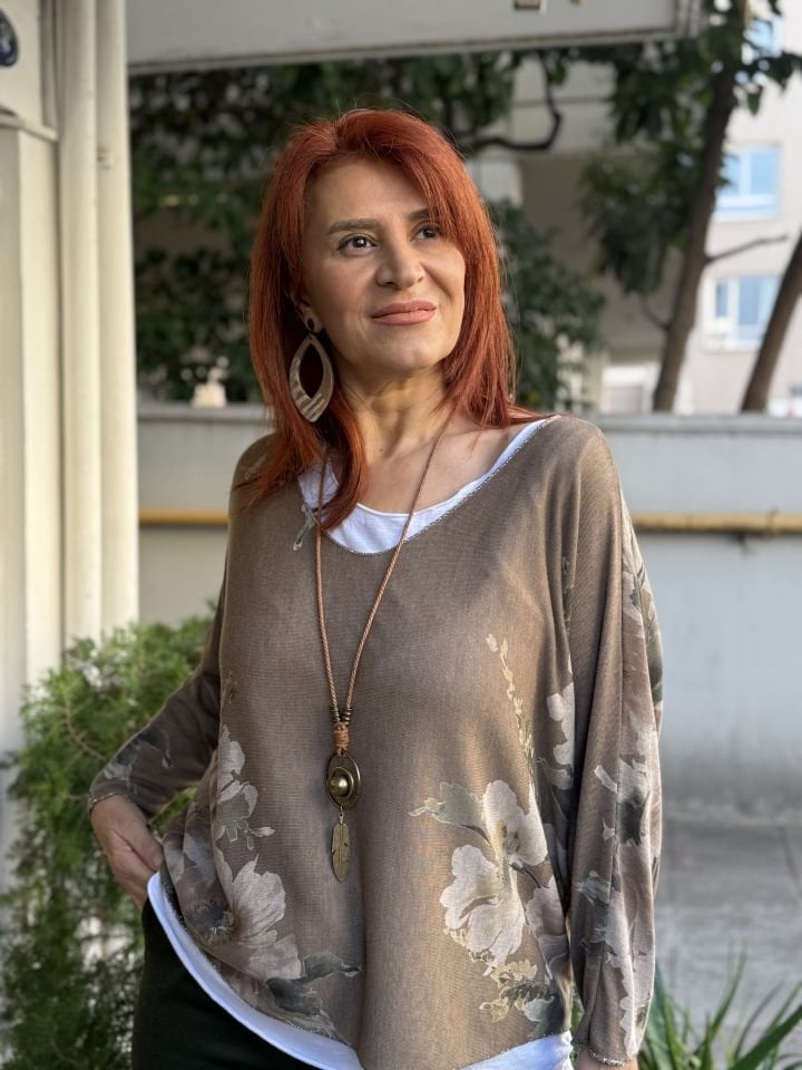 Orchid İtalyan Bluz Kahve