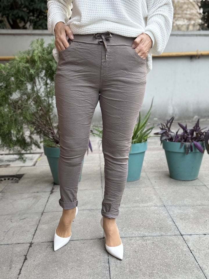 İtalyan Pantolon Vizon