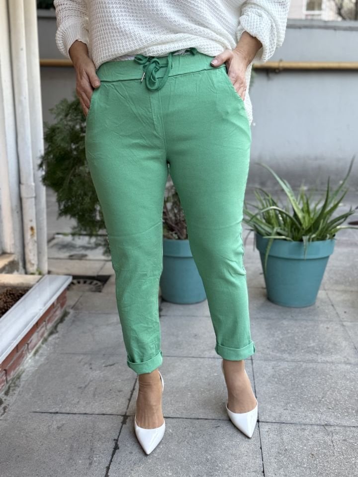 İtalyan Pantolon BB- Fıstık Yeşil