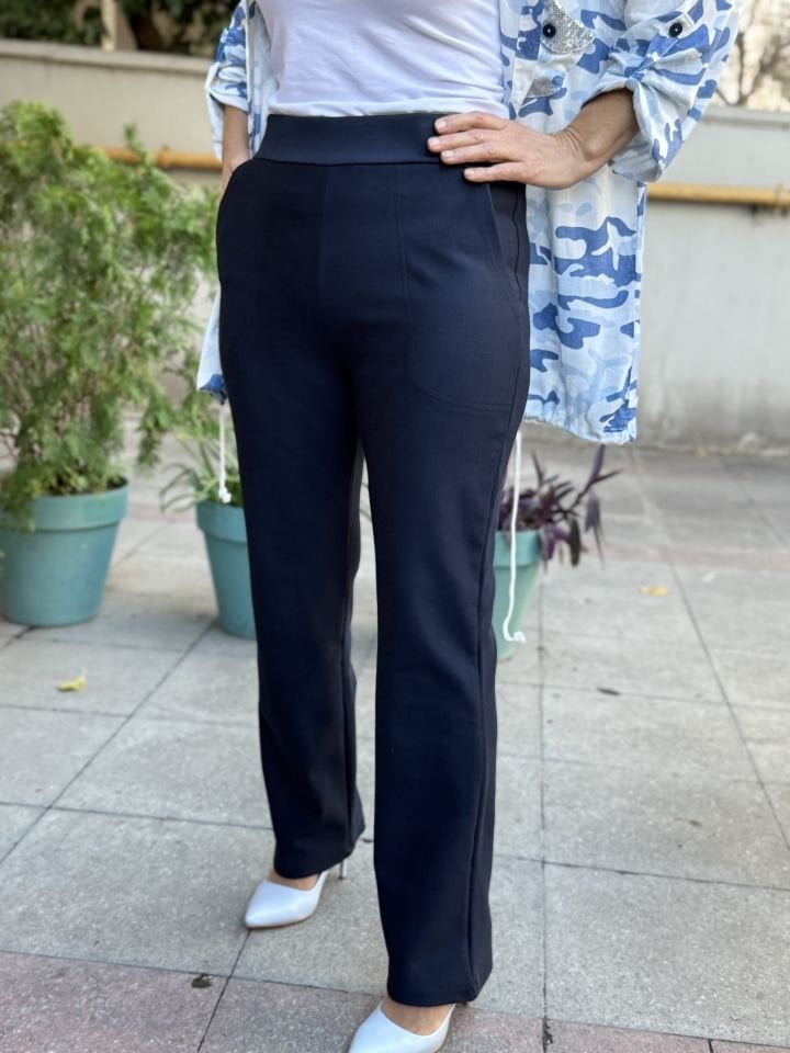 Punto Boru Paça Pantolon Lacivert