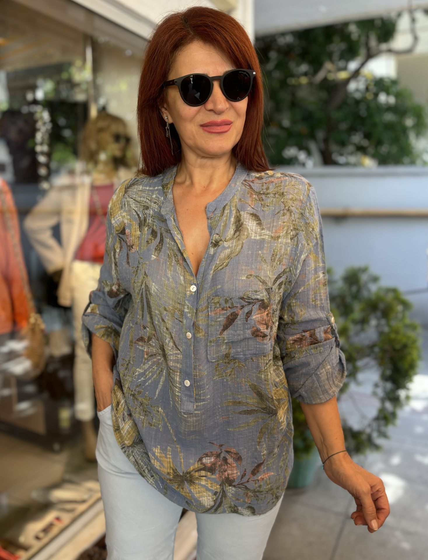 Palm İtalyan Gömlek Mavi