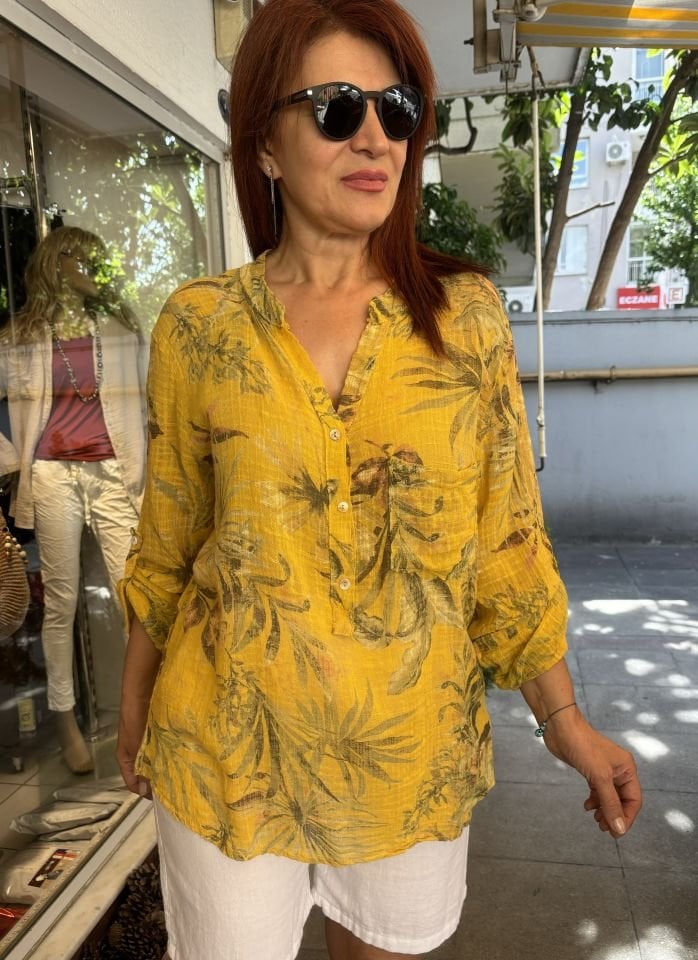 Palm İtalyan Gömlek Sarı