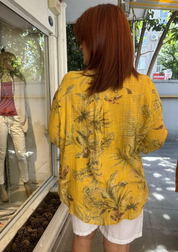 Palm İtalyan Gömlek Sarı