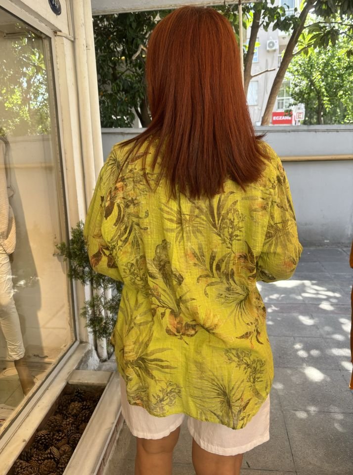 Palm İtalyan Gömlek Lime