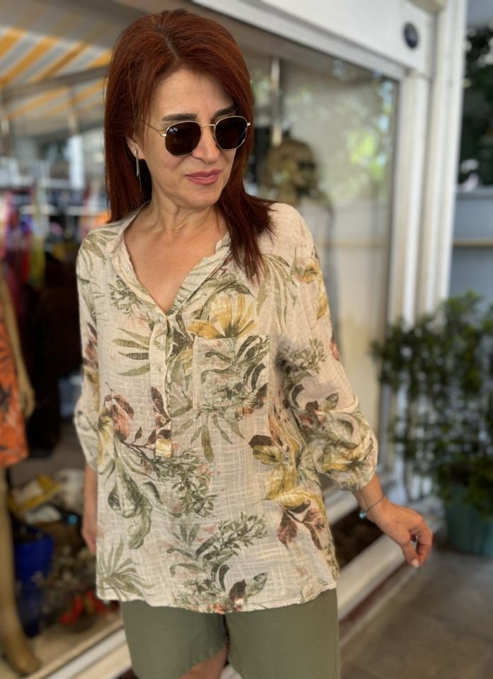 Palm İtalyan Gömlek Bej